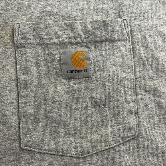 2 Carhartt Mens Henley Shirt XL Lot Of Two Workwear Classic Casual Tee Pullover - Picture 14 of 16